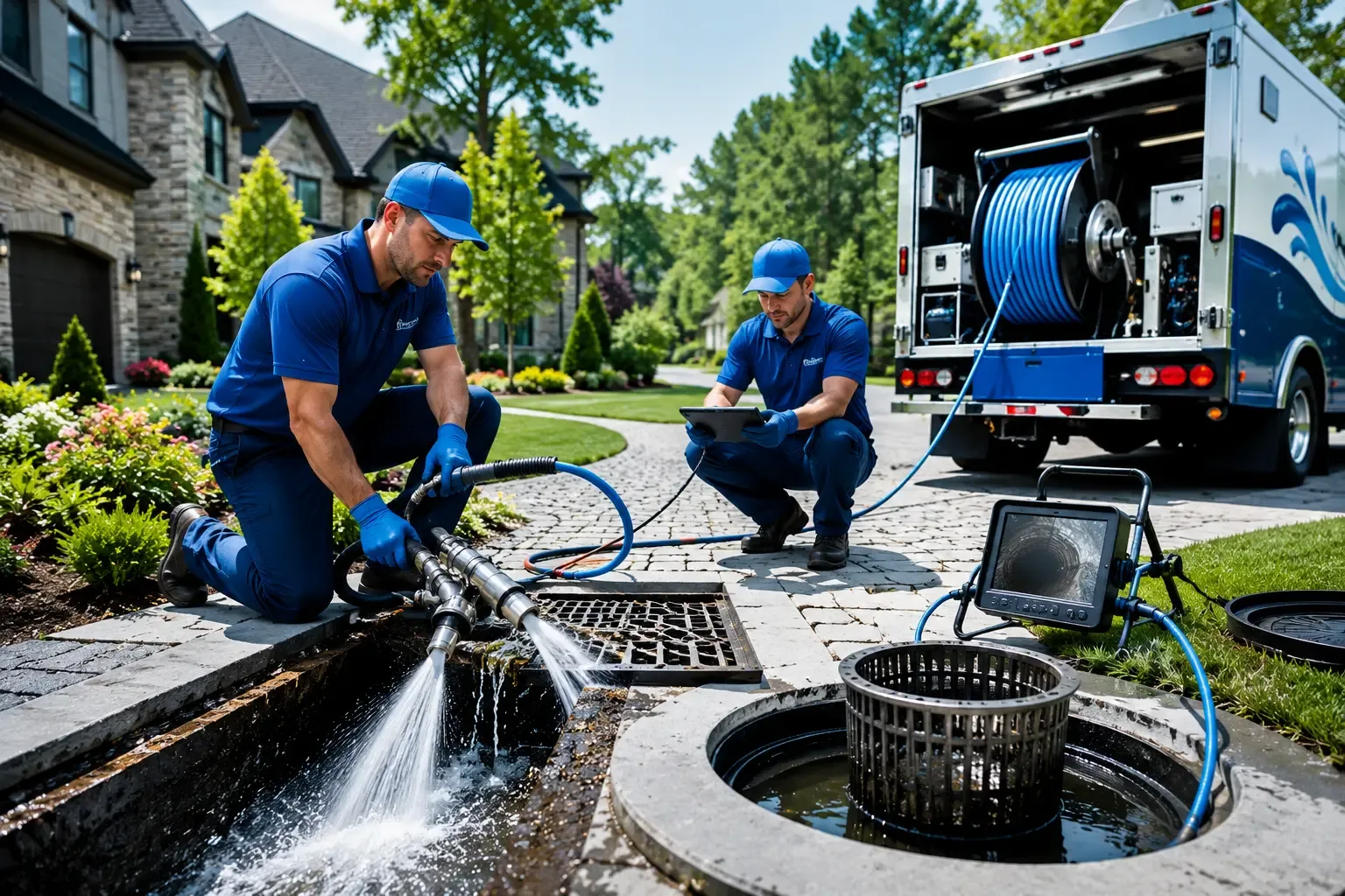 Local outdoor drain cleaning professionals in Orange Grove, TX