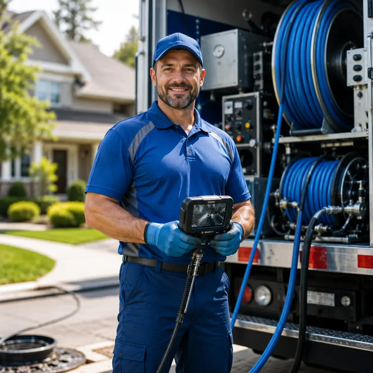 Local outdoor drain cleaning specialists in Orange Grove, TX